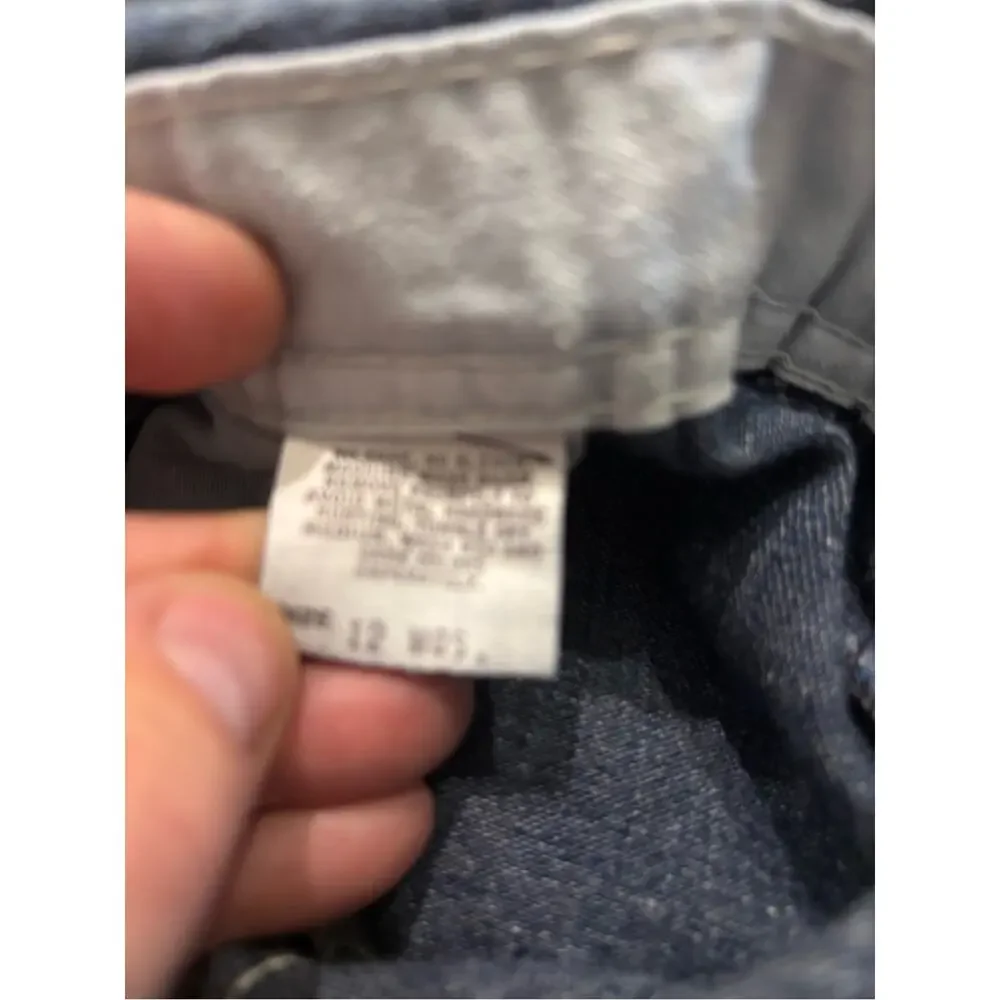 OshKosh B'gosh Dark Blue Denim Kids Overalls size 12 months